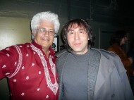 MJ with Larry Coryell at The Jazz Standard, NYC 2007 - click to enlarge