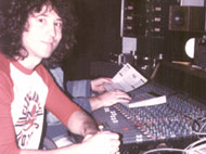 Producing recording session for Mark Dobson, Orlando, Florida, 1992 - click to enlarge