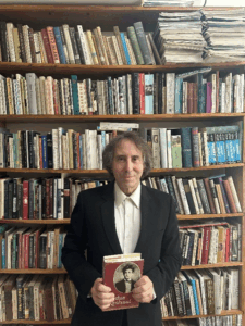 In front of my Putnam Valley poetry collection.
