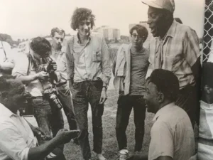 With Muddy Waters, Howlin' Wolf & Big Joe Williams in Ann Arbor
